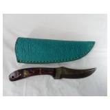 Damascus Knife with Sheath