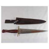 Damascus Mini Sword with Sheath