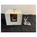 Crystal Antelope Figurine with Box