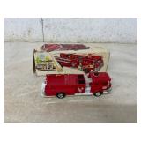 Vintage Hess Red Die-Cast Fire Truck with Box