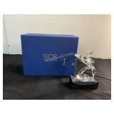 Swarovski Crystal Dolphin Sculpture with Box