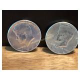 1964 Silver Kennedy Half Dollar Coins