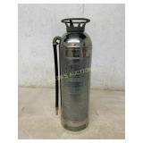 Chrome Fire Extinguisher with Hose