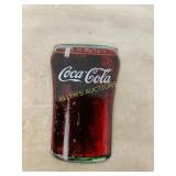 Coca-Cola Glass-Look Tin Wall Sign