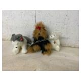 Three Plush Toys, Various Brands