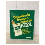 Green Kool Cigarette Advertising Sign