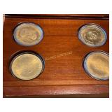 Four 90% Silver Commemorative Coins