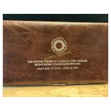 1976 Bicentennial $2 Bill in Presentation Case