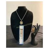 Adjustable Ring, Necklace & Chain Set