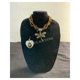 Tiger’s Eye Necklace and Pendant Set