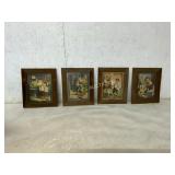 4 Framed Newsboy-Themed Prints