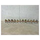 12 David Winter Cottage Miniatures with Boxes