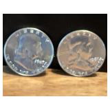 Franklin Half Dollars, 90% Silver