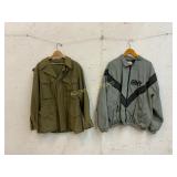 Military-Style Jackets in Green Tones