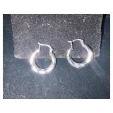 Sterling Silver Hoop Earrings