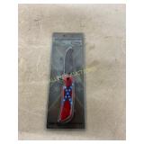 Spring Assisted Folding Knife with Confederate Fla