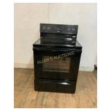 Whirlpool Black Electric Range with Glass Cooktop