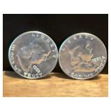 90% Silver Franklin Half Dollars