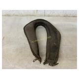 Leather Pony Collar with Metal Hardware