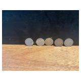 5 90% Silver U.S. Dimes