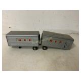 Diecast Twin Trailer Toy Trucks
