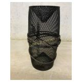 Wire Mesh Fishing Trap with Rope Handle