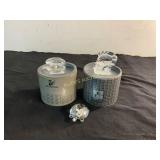 Swarovski Crystal Figurine Trio with Packaging