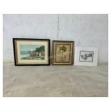 Three Framed Artworks