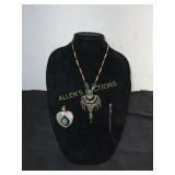 Green Stone Necklace and Accessories