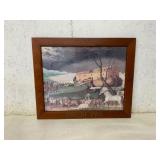 Framed Noah’s Ark Scene Print