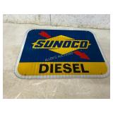 Sunoco Diesel Advertising Sign with Retro Colors