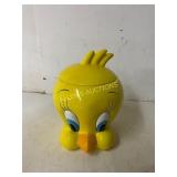 Yellow Ceramic Tweety Bird Cookie Jar