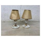 Hobnail Milk Glass Table Lamps