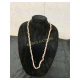 Rose Quartz Chip Bead Necklace