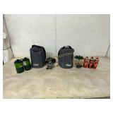 2 Coleman Lanterns With Fuel Canisters