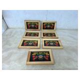 7 Sunny Slope Brand Wooden Crate Labels