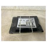 Black Metal Mesh Shelving Unit, Disassembled