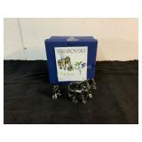 Swarovski Crystal Gorillas with Original Box