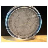 1921 Morgan Silver Dollar in Protective Case