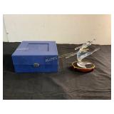 Crystal Ballerina Figurine With Display Stand