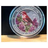 New Hampshire One Troy Ounce .999 Fine Silver Roun
