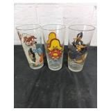 Looney Tunes Character Glasses Set of Three