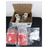 Box Lot of Cups and Plastic Silverware