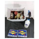 Box Lot of Miscellaneous Oils and Grease