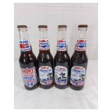4 Pepsi Richard Petty Commemorative Bottles