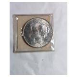 1923 Peace Silver Dollar in Display Sleeve