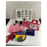 Childrens Bags and Mini Tea Set