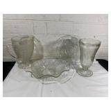 Etched Glass Tableware