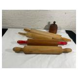 Wooden Rolling Pins and Butter Mold