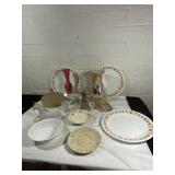 Ceramic and Glass Tableware Lot